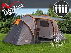 Campingzelt TentZing Xplorer für die Familie, 4 Personen, Orange/Dunkelgrau